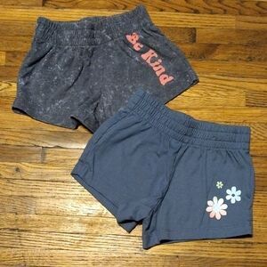 Kids' Blue and Gray Shorts Set